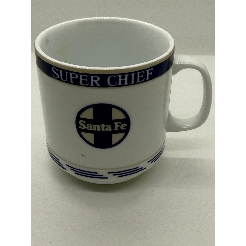 Vintage Super Chief Santa Fe American Rails & Highways Coffee Mug